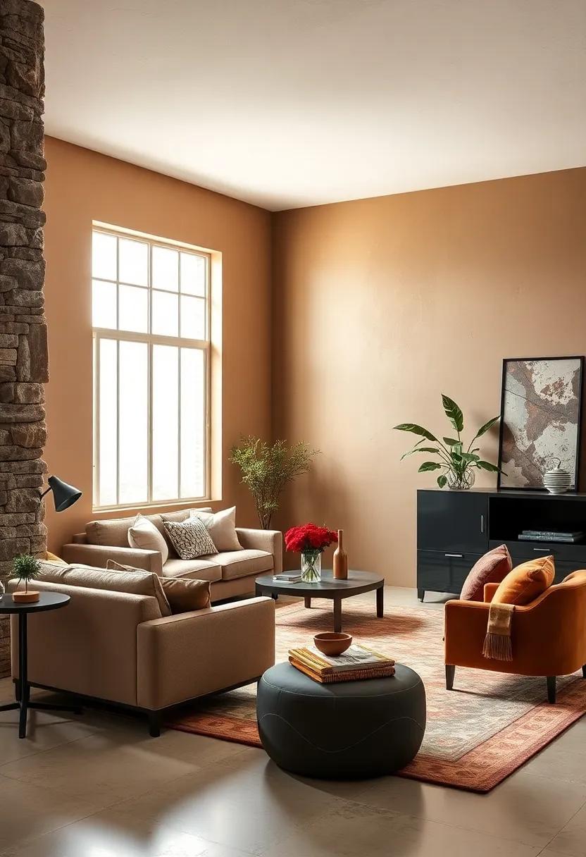 Layering Textures: Creating Depth⁣ with Tan Walls and ‍Complementary ⁣fabrics