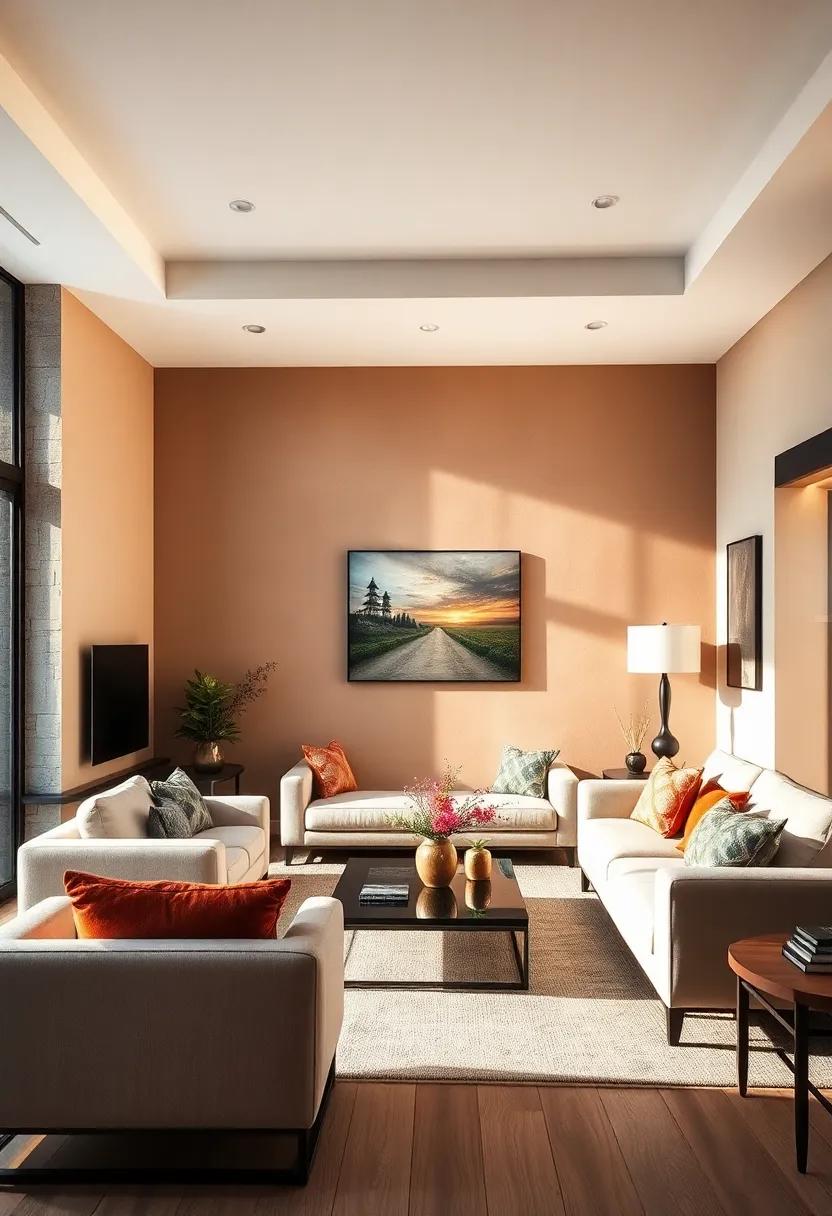 Creating a Focal Point: Spotlighting Your​ Best Features against tan Backgrounds