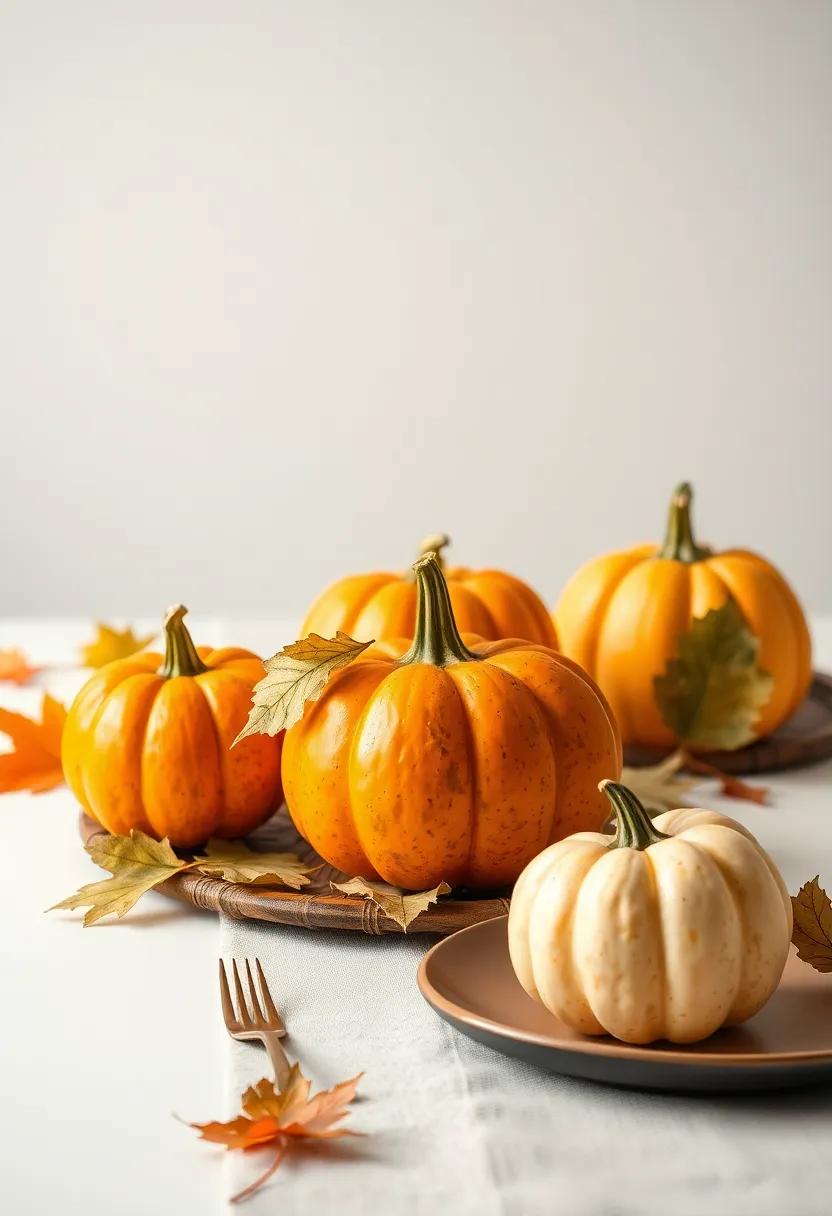 Artistic touches: Incorporate hand-painted pumpkins or custom-designed table runners to express your ⁢creativity and ⁤style