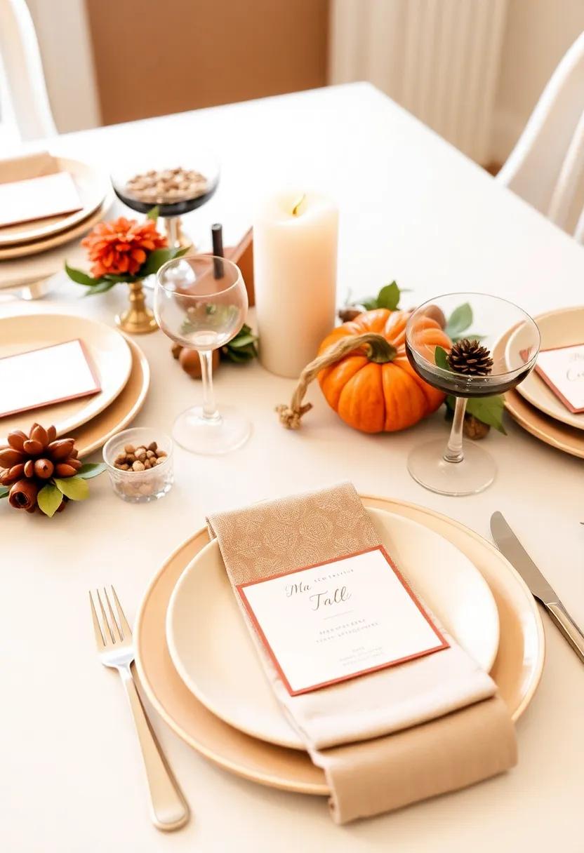 Personalized Place Settings: Make each guest feel special with name cards that reflect their personality, ‌adding ‍a personal touch to your table