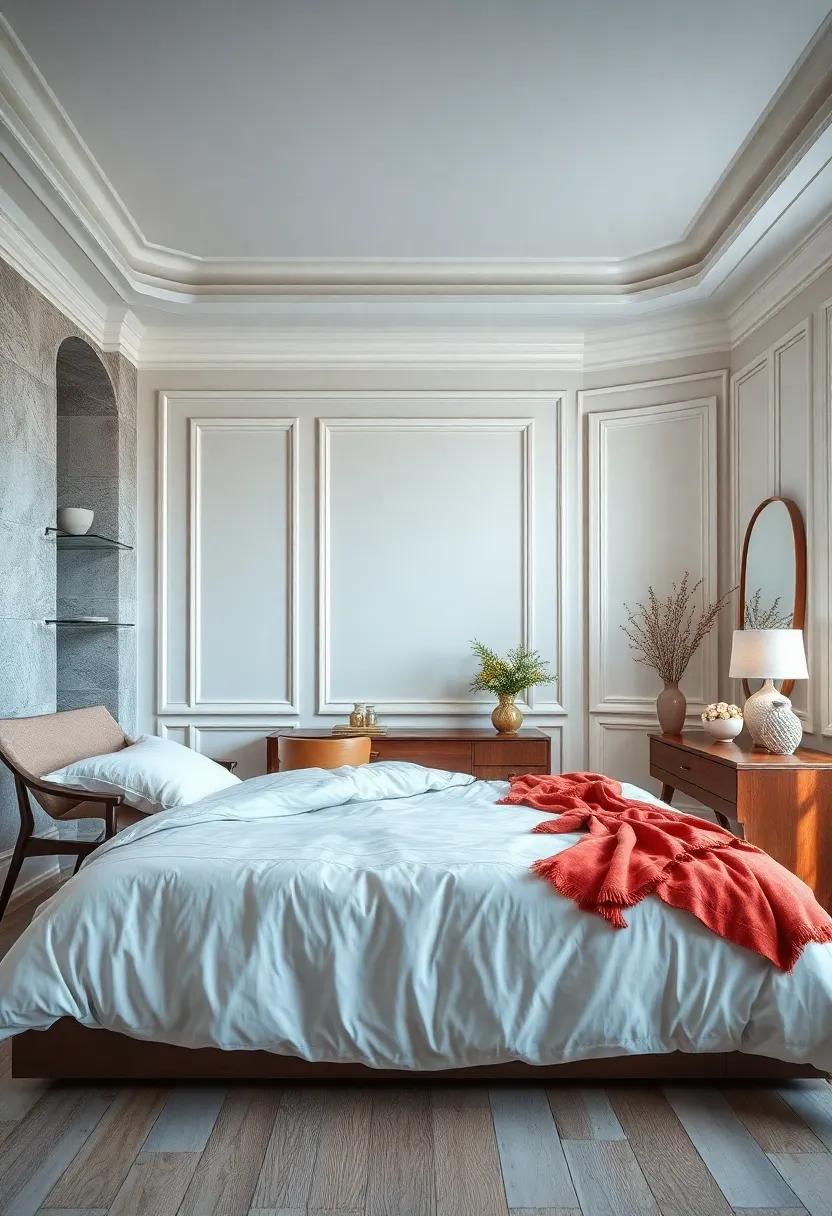 Choosing the Right ⁢Bedding to Complement ⁣Soft⁢ Hues and Moldings