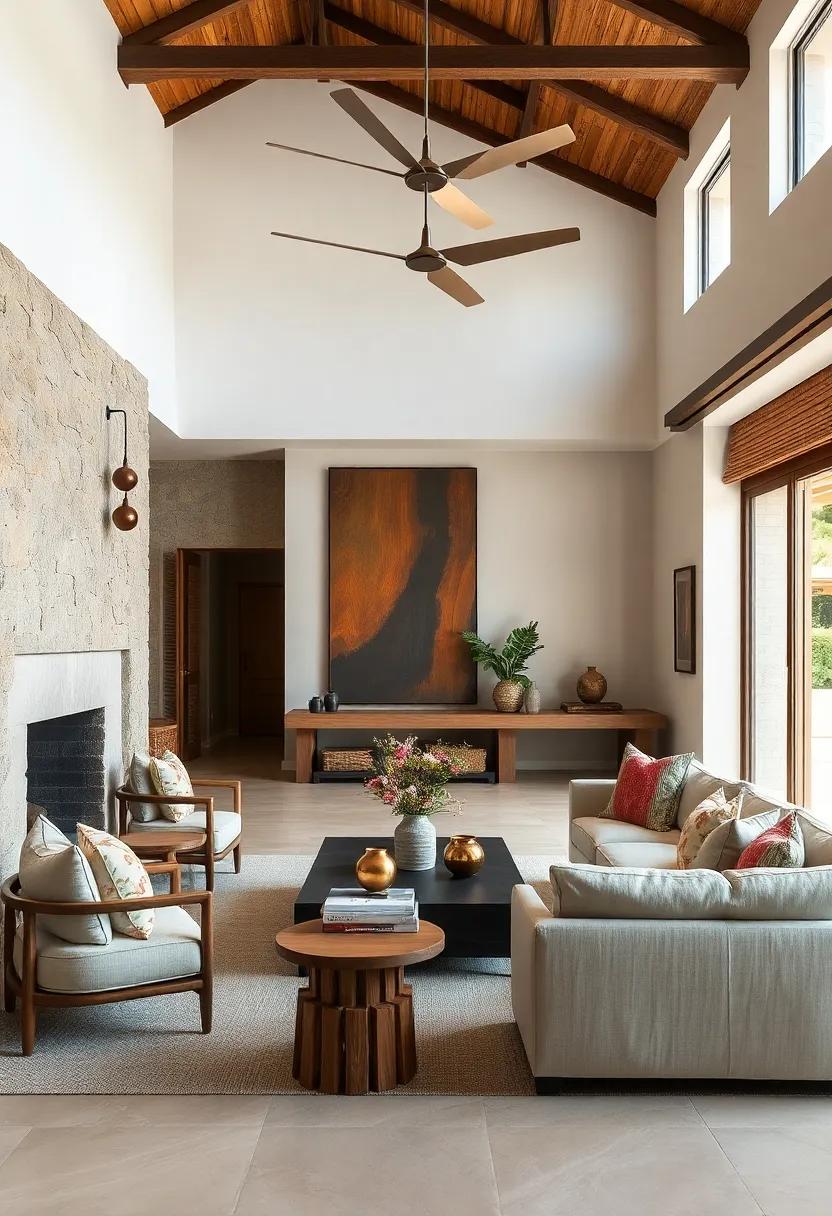 Natural Elements: Infusing Wood ⁢and Stone for Authentic Warmth