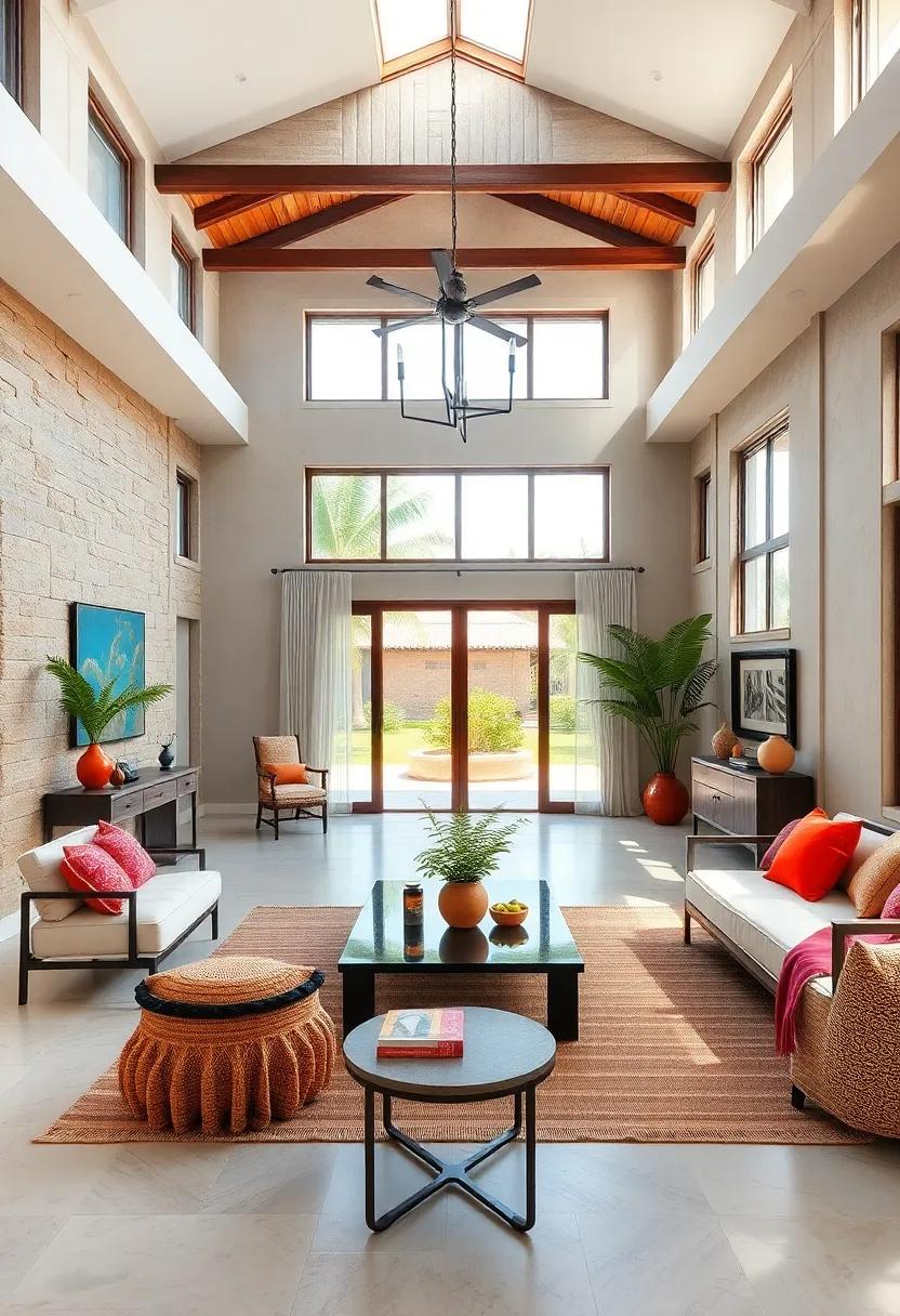 Open‍ Spaces: Embracing Airiness with High ceilings and Large Windows