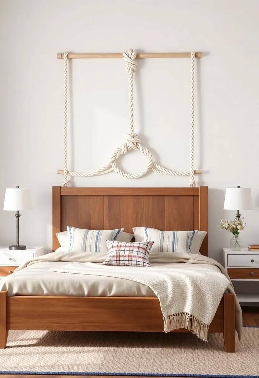 Incorporate a sailor's knot into your ‌DIY ⁢headboard design for a ⁤unique,coastal flair that enhances your bedroom‍ decor