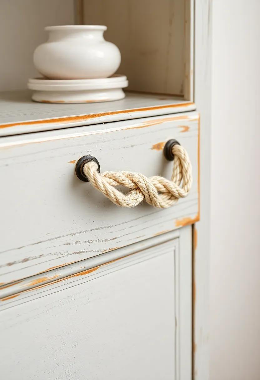 Turn ​upcycling into ‌a decor project with an old ‌piece of furniture, adding sailor's knot accents ‍on the ⁣handles‌ or joints