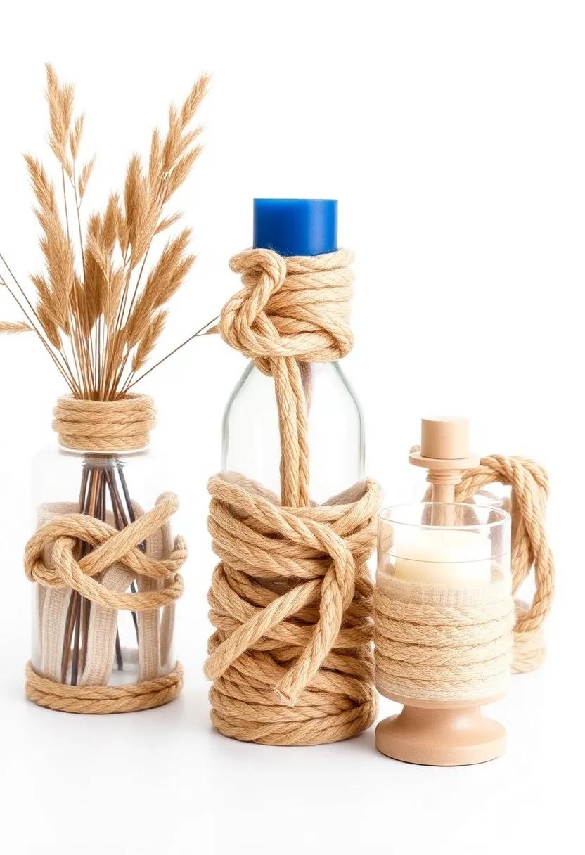 Wrap⁤ sailor's⁣ knots⁢ around ‌vases or candle holders ​to create textured accents that ‌make ‌a statement on ⁣your⁣ table