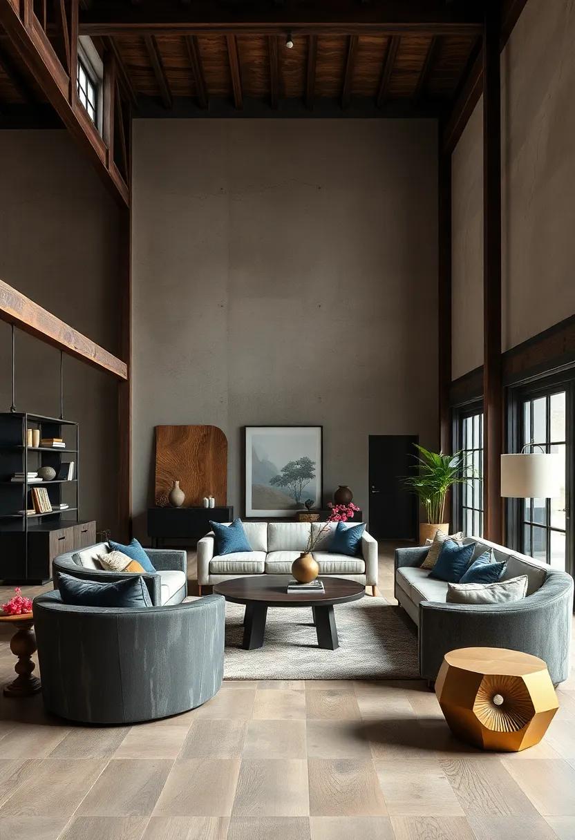 sculptural Furniture: Emphasizing Artistic Pieces in Spaces with Character