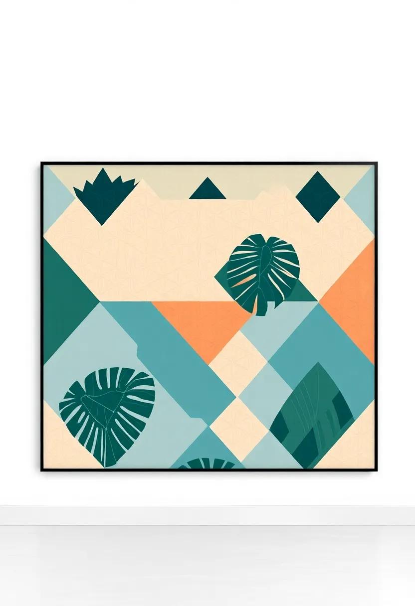Ethnic-Geometric ‍Patterns:⁣ Explore‍ ethnic geometric designs inspired by‌ tropical cultures, adding an ⁣eclectic flair to ⁣your‌ wall art repertoire