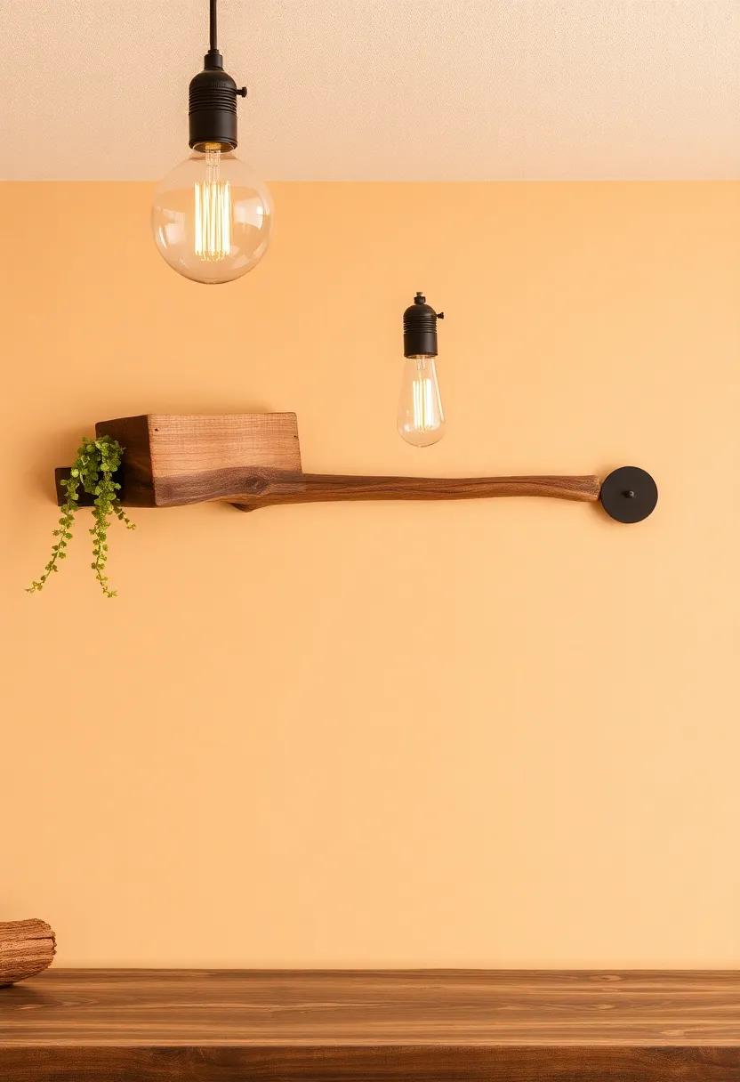 Rustic Lighting: embracing​ Warm⁣ Hues and natural Fixtures