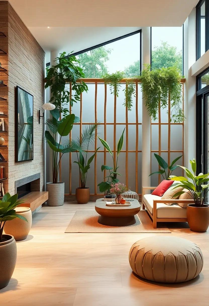 Design a bamboo garden trellis for climbing plants,adding height and visual interest to your outdoor space