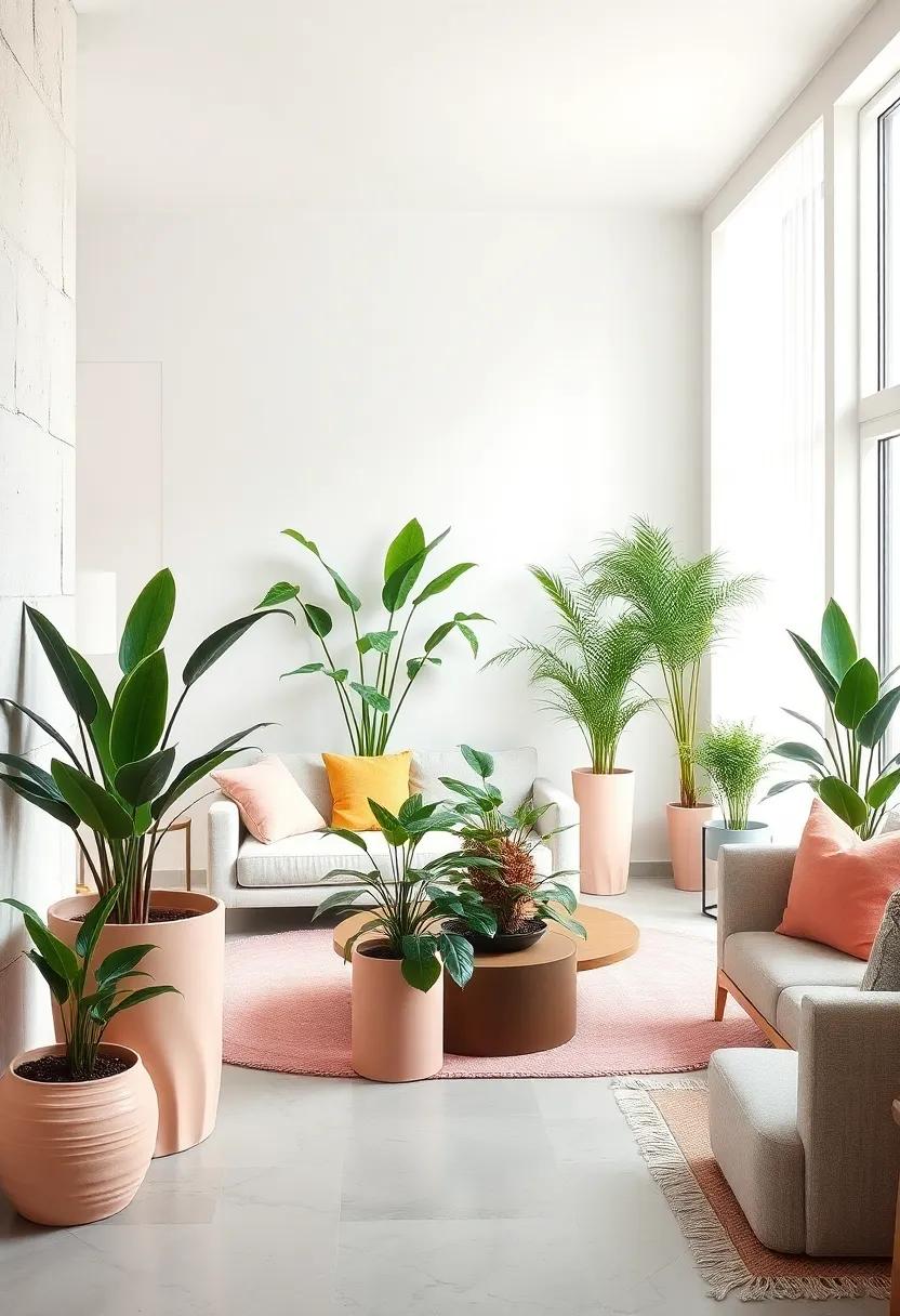 Breathe‍ Life with pastel ‌Plants: ‍Use pastel planters to ⁤showcase your indoor ⁤plants and ⁢add a fresh,‍ lively vibe