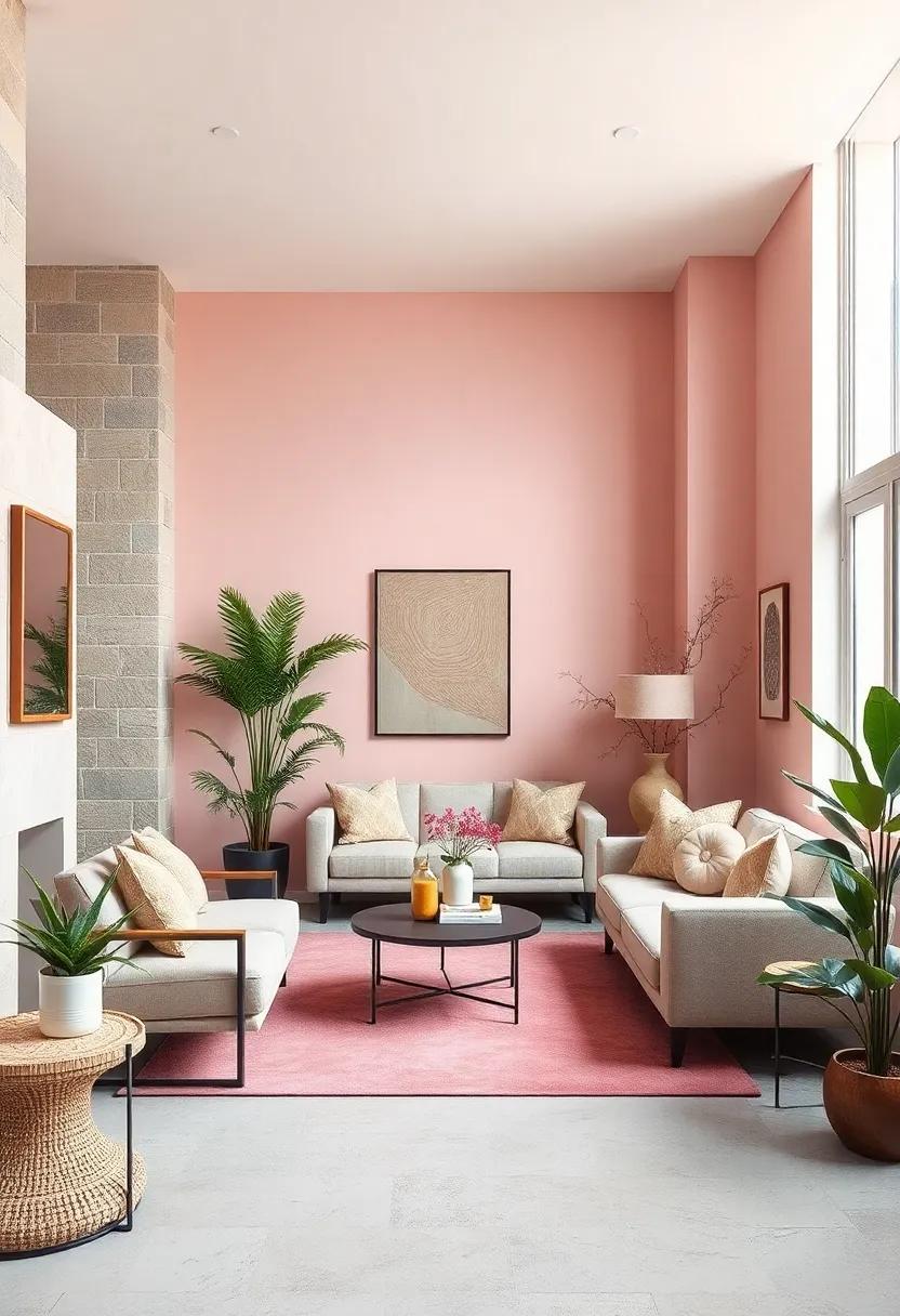 Paint Your Walls in Soft ‌Blush: Embrace the delicate charm of ⁤blush pink‍ to ‌create a warm‌ and inviting atmosphere