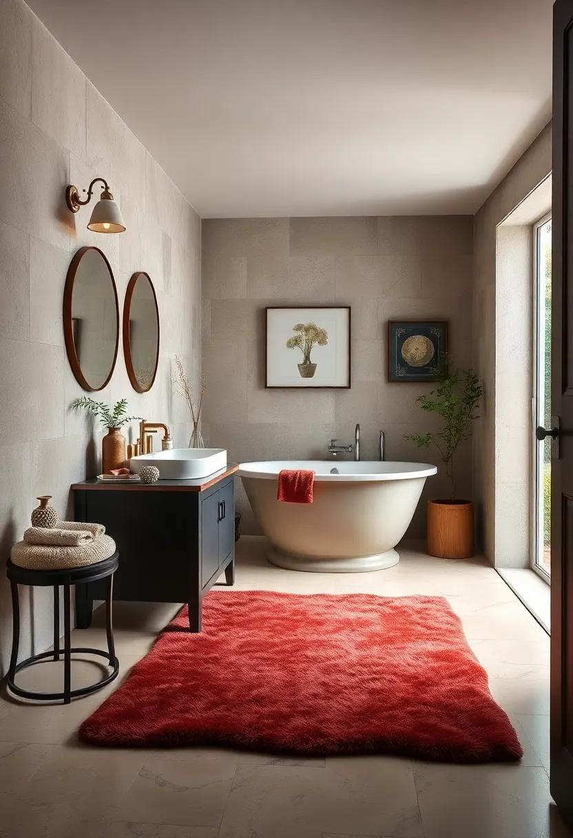 Plush Velvet Rugs: Anchor the room⁢ with a plush,‍ deep-hued⁣ velvet rug,⁣ providing a soft landing⁣ for your feet and enhancing the cozy, luxurious vibe