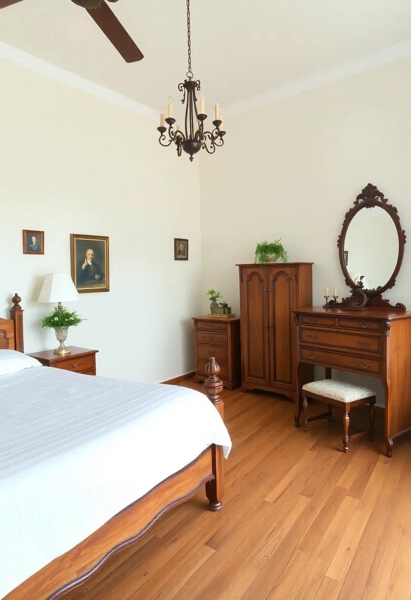 Choose Wooden Flooring: If possible, opt for⁣ hardwood floors that echo the warmth of your antique furniture and provide a classic, ⁤timeless foundation for your decor
