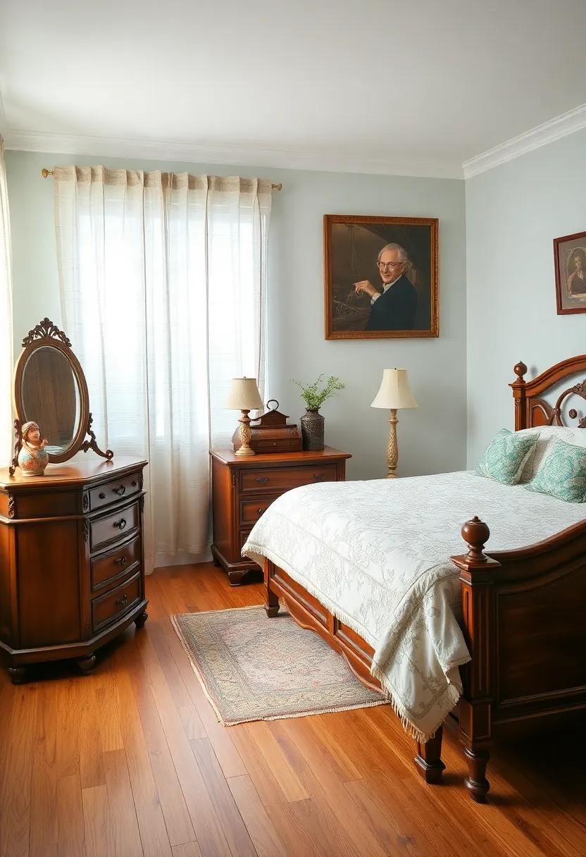 Mix and Match Styles: Don't shy away from blending different antique styles, as an eclectic mix can create a more personalized and inviting space