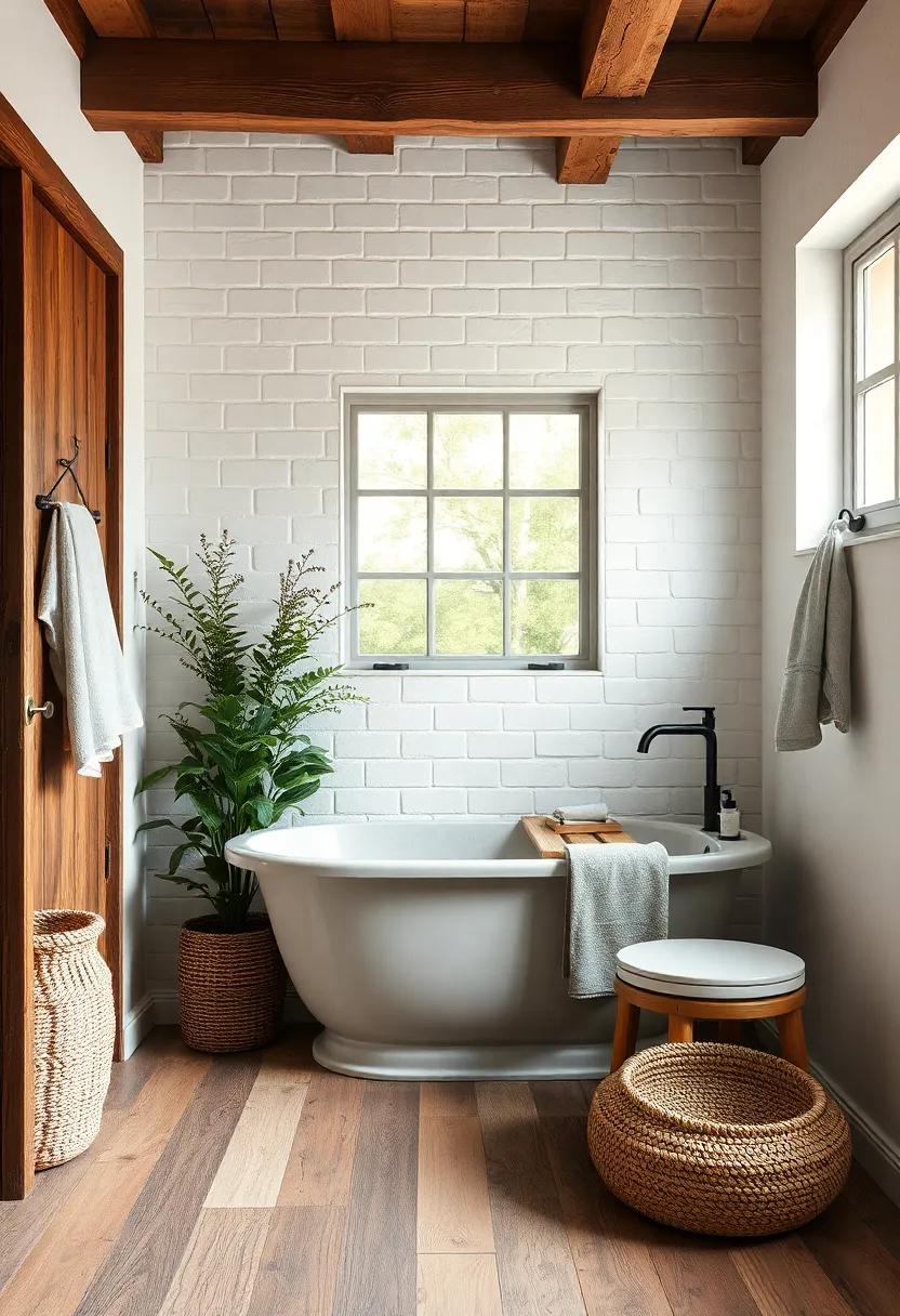Sustainable Choices: Eco-Friendly ⁢materials for a Rustic Atmosphere