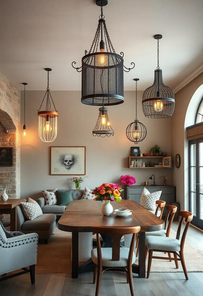 Shabby Chic: This delightful vintage home ‍uses ⁢mismatched ⁤chandeliers,each​ with a story of its own,creating an effortless elegance that feels ⁤both homey and stylish
