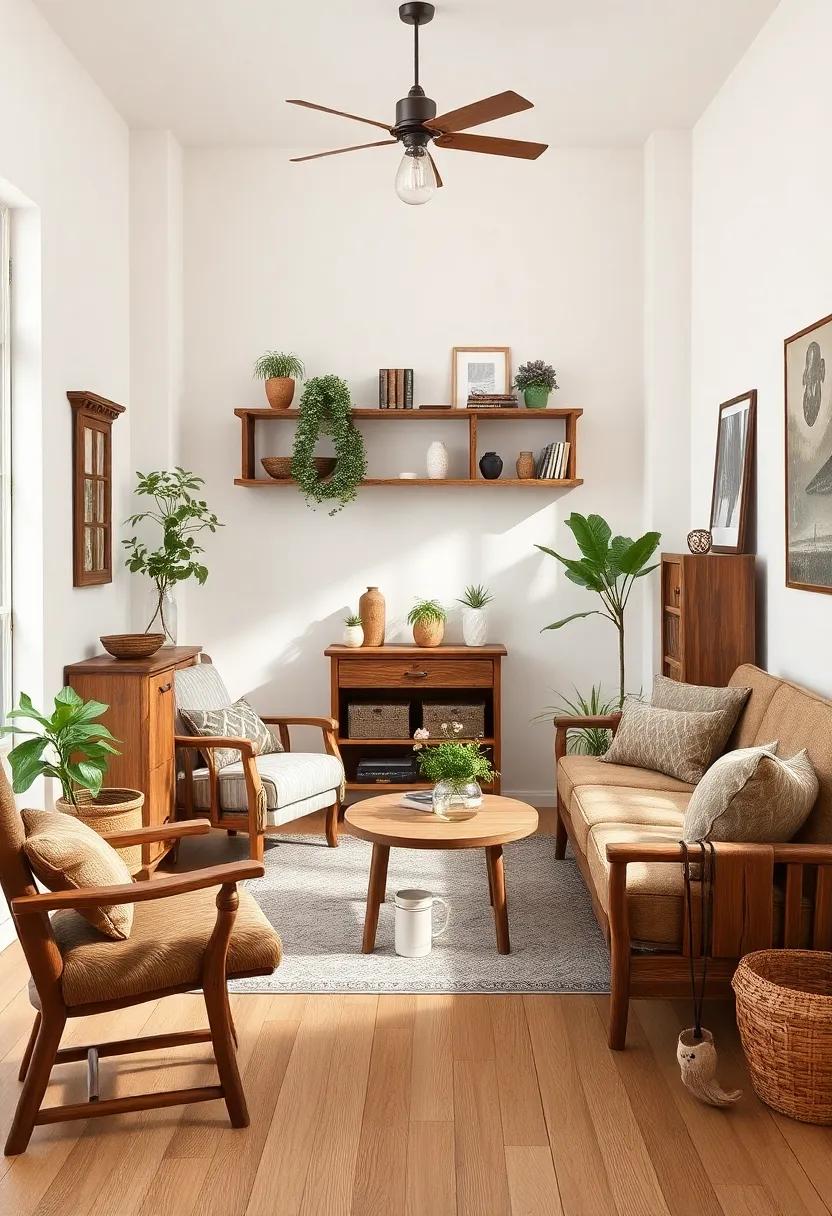 Creating Cozy ‌Nooks with Vintage Wood Furniture and Decor