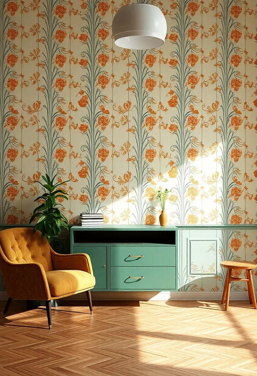 Spotlighting Iconic Vintage Wallpaper Trends from the 60s and 70s