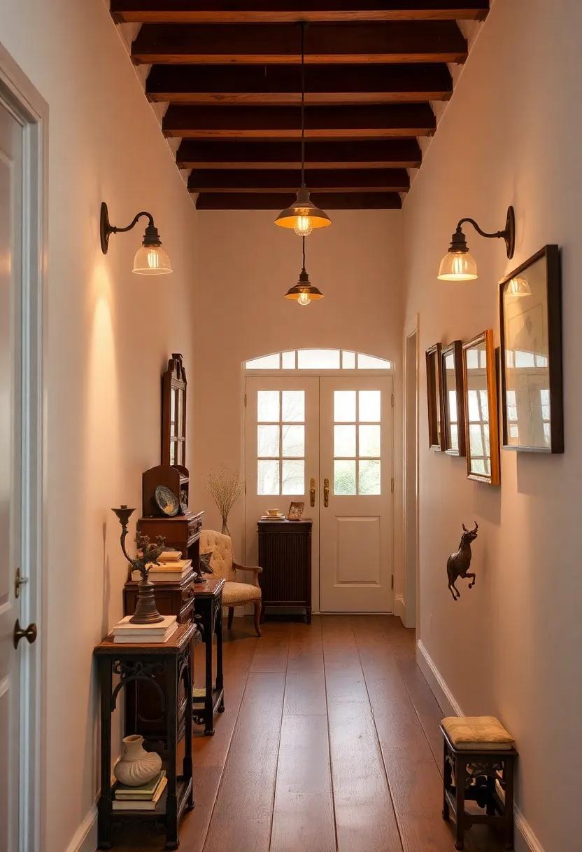 Curated Collections: Display curated collections of vintage items like books, trinkets, or art​ that can be accentuated by your selected lighting