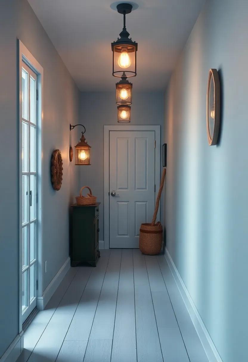 Seaside Inspirations: For a coastal vintage vibe,use nautical-themed lighting,like lanterns⁤ or driftwood accents,paired with ⁢soft blue hues