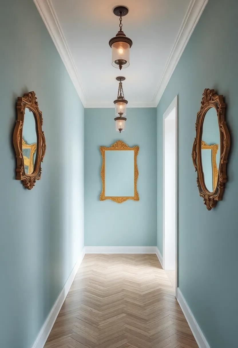 Vintage-inspired Mirrors: Hang ornate mirrors to reflect light and brighten the⁤ space,​ adding a ​touch of glamour to vintage decor