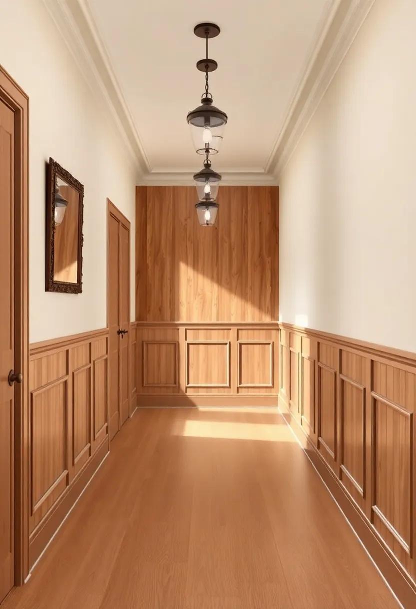 Wainscoting⁢ and wall Panels: Add wooden ⁤wainscoting or tongue-and-groove wall panels ⁤to create⁤ a rich,⁣ textured backdrop for your ⁤lighting