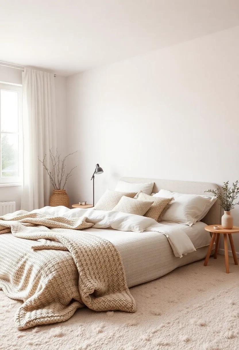 cozy Elegance‌ Defined in the Minimalist ⁢Scandinavian Aesthetic of Wool Textiles