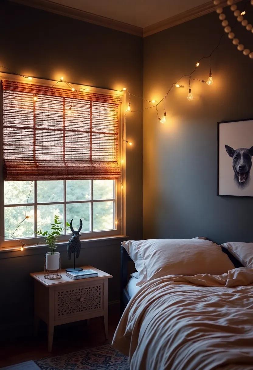 Whimsical Lighting: add fairy lights or a stylish string of bulbs for a charming and soft glow that enhances ⁢the room’s ambiance