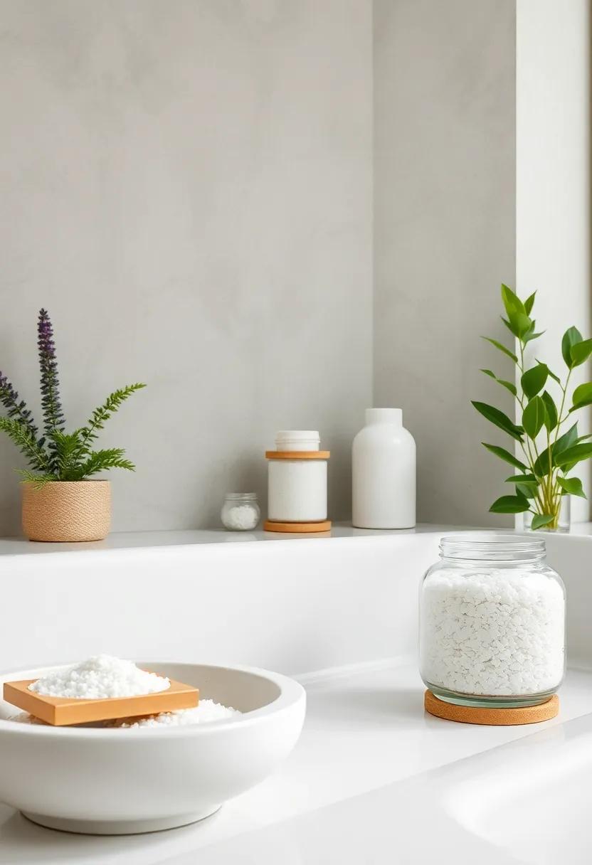 Herbal Bath Salts: Create a spa-like experience with ​jars of herbal​ bath ⁣salts,promoting relaxation