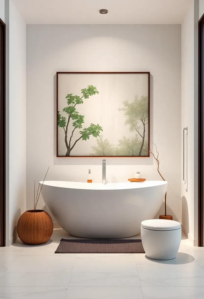 Peaceful ​Artwork:⁢ Hang serene,nature-inspired artwork that evokes tranquility and relaxation