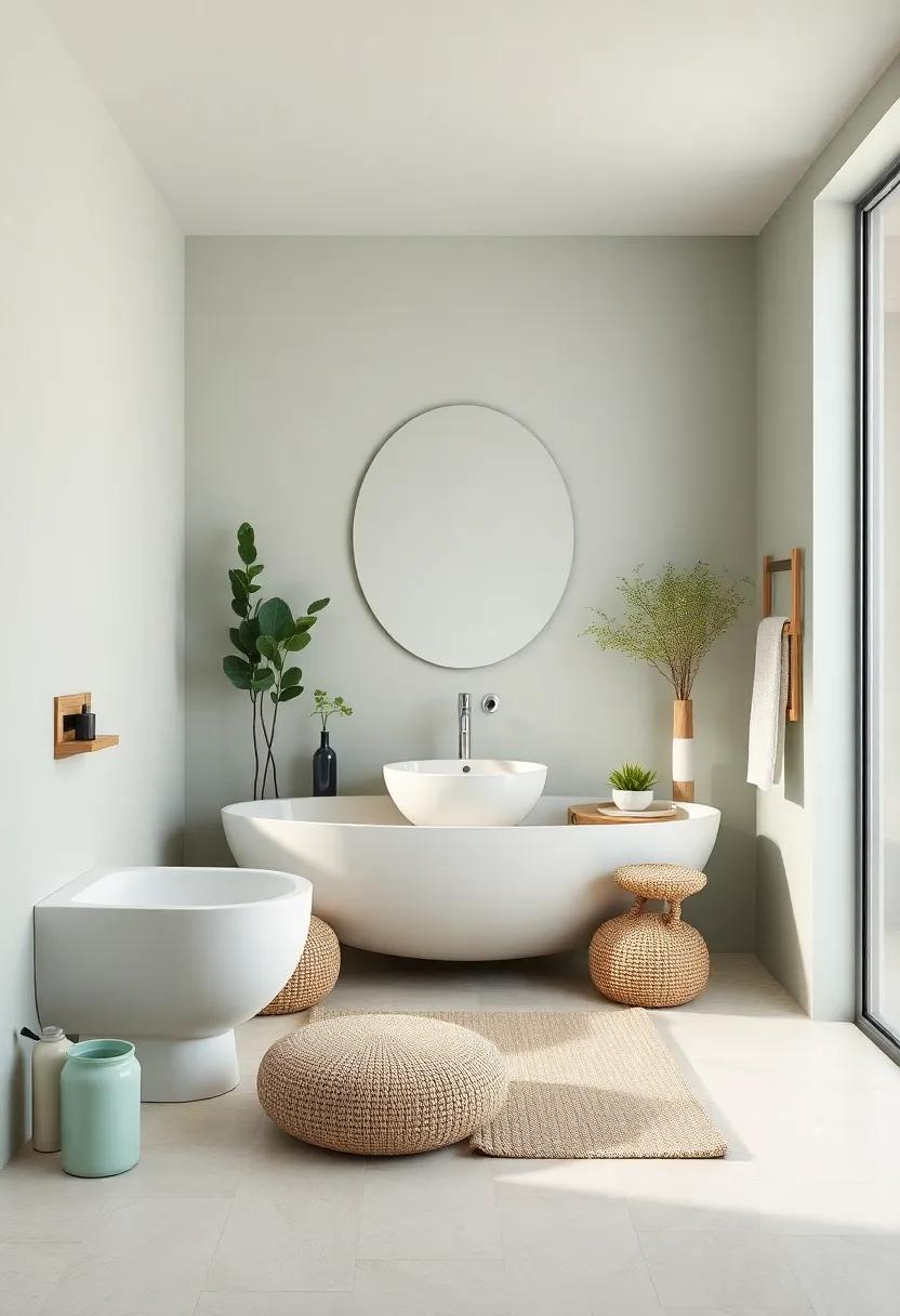 Soft color Palette: Choose a calming color palette of soft greens,⁣ blues, and neutrals to foster relaxation