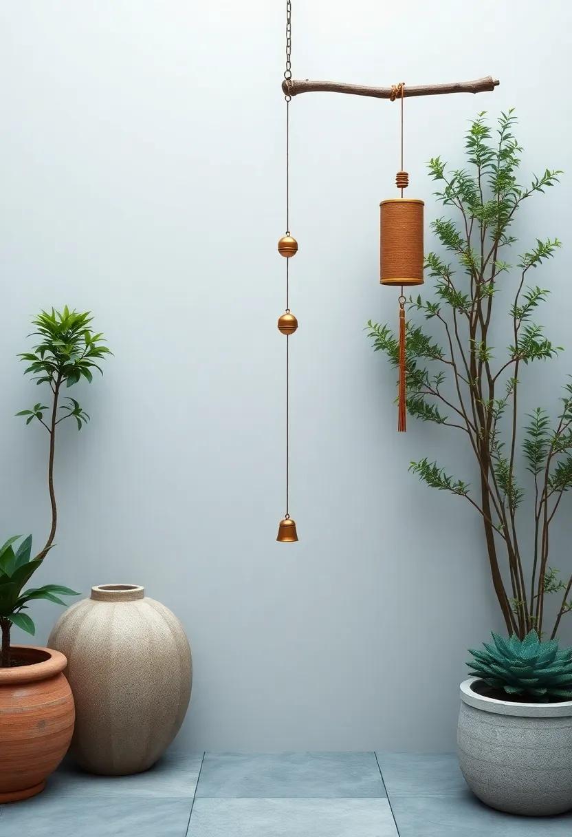 Calming ‌Sounds: Integrate ⁣wind chimes or bells that ‌create⁢ gentle sounds in⁣ the breeze, offering an​ auditory‍ connection to‌ the tranquility of ​your outdoor space