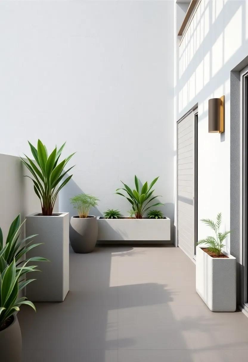 Elevated Planters: Utilize ‌elevated planters to add​ greenery at different heights, creating⁢ depth and visual interest while⁤ maintaining ‌a‌ clean aesthetic