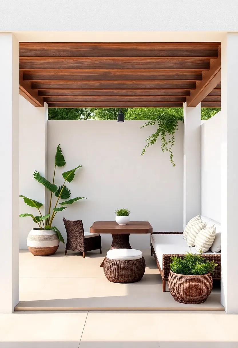 Embrace Minimalism: ⁢Discover the beauty⁣ of simplicity with a minimalist patio design, featuring clean ⁤lines and a‍ limited color palette that invites calm