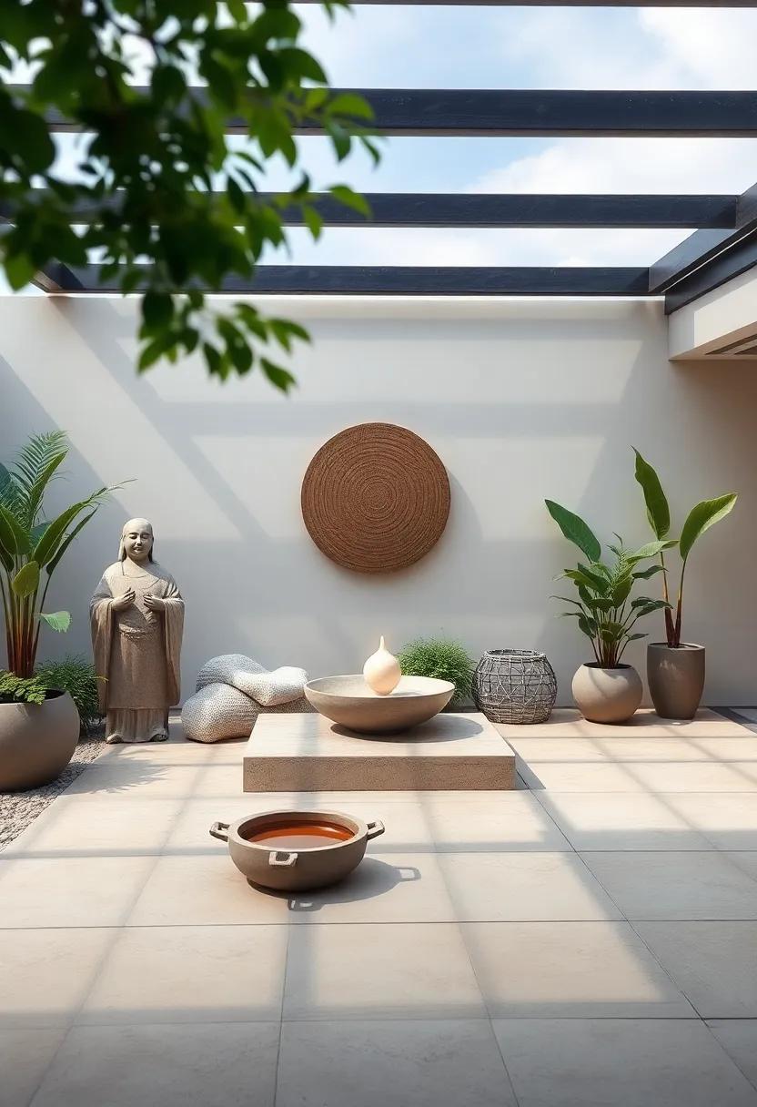 Nature-Inspired Artwork: Display outdoor-friendly art that reflects the⁤ tranquility of nature, ⁣such as ‌sculptures or ​serene wall hangings, to enhance the Zen vibe