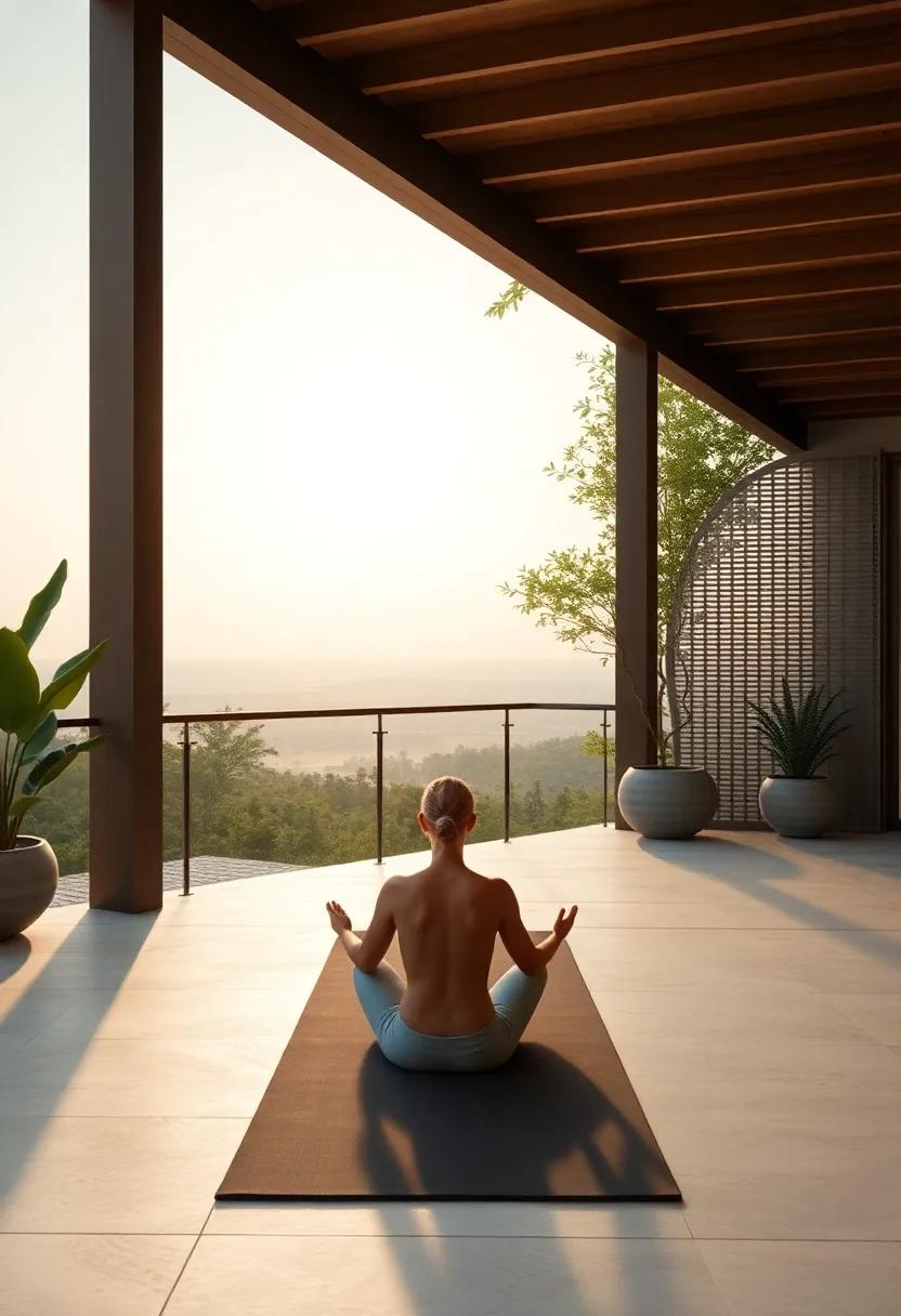 Outdoor Yoga Space: Set⁤ up a designated yoga space with a flat, stable surface and inspiring views, enhancing your practice ⁣with ​nature's calm