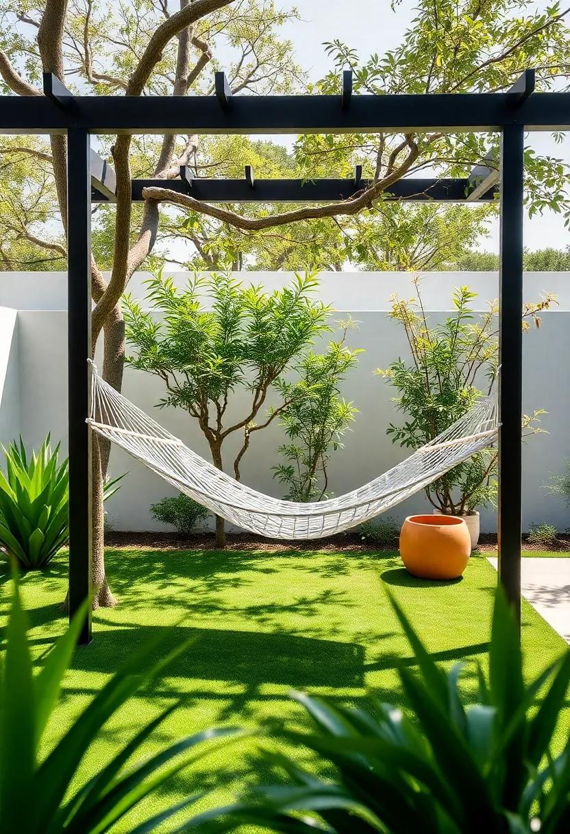 Restorative Hammock: Hang​ a hammock⁤ between trees ‌or posts, providing ⁤a comfortable spot for relaxation⁢ and afternoon naps under the sun