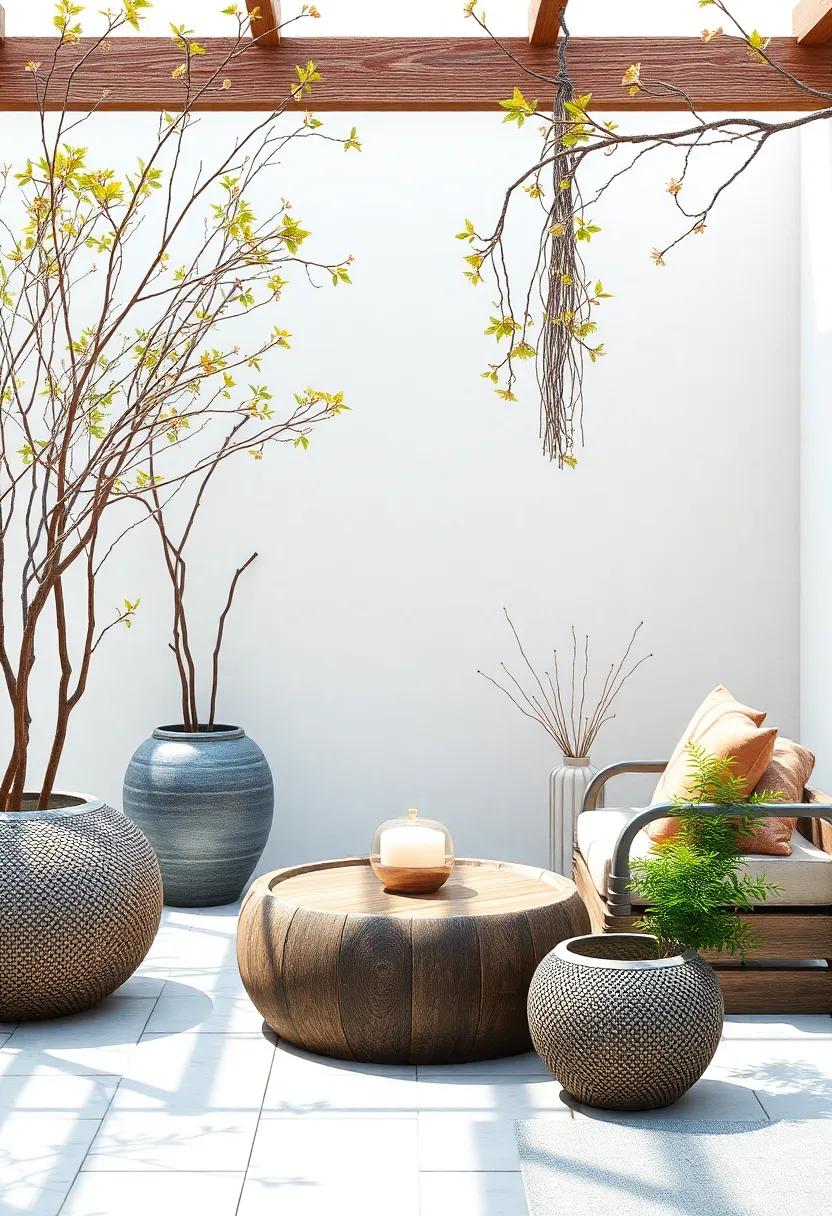 Seasonal Decors: Rotate your ​outdoor decor with‌ the seasons, using natural​ elements like twigs and⁢ flowers ‌to maintain a fresh, lively atmosphere