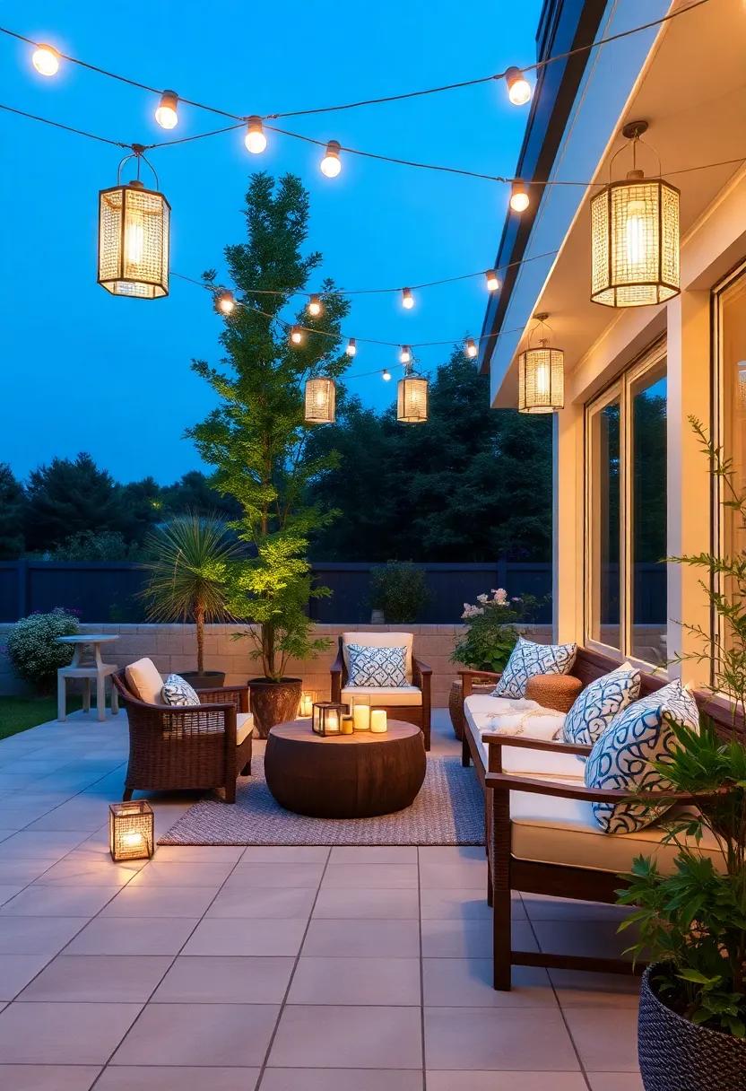 Soft Lighting: Use ‍string lights or lanterns to ​create soft,ambient lighting that transforms your patio into​ a serene ‌evening retreat