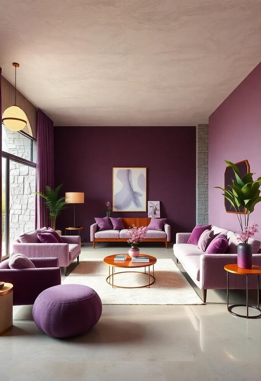 21 Stunning Deep Plum and Soft Lavender Home Accents to Transform Your Space