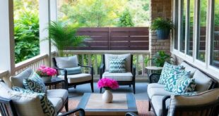25 Essential Patio Furniture Pieces for Transforming Your Screened Porch Oasis