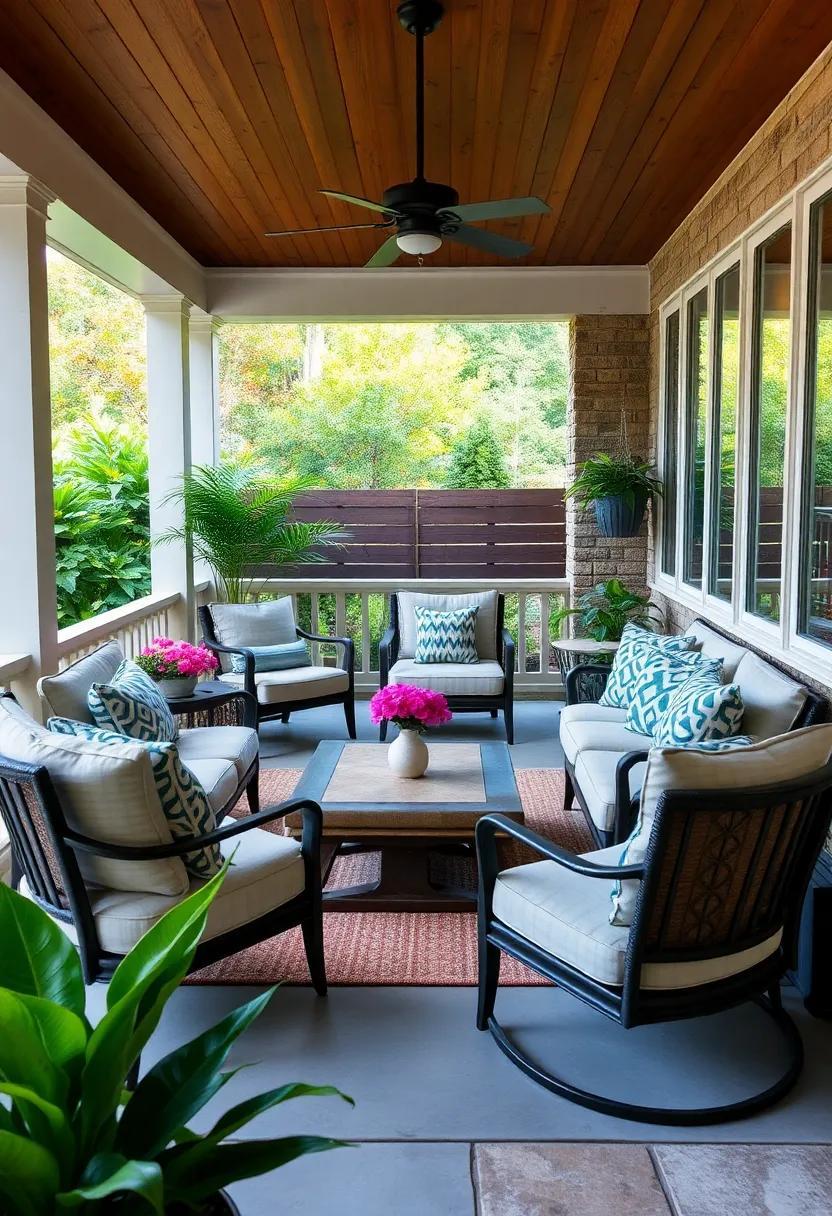 25 Essential Patio Furniture Pieces for Transforming Your Screened Porch Oasis