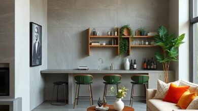 27 Chic Ways to Create a Stylish Small Living Room Bar with Compact Furniture