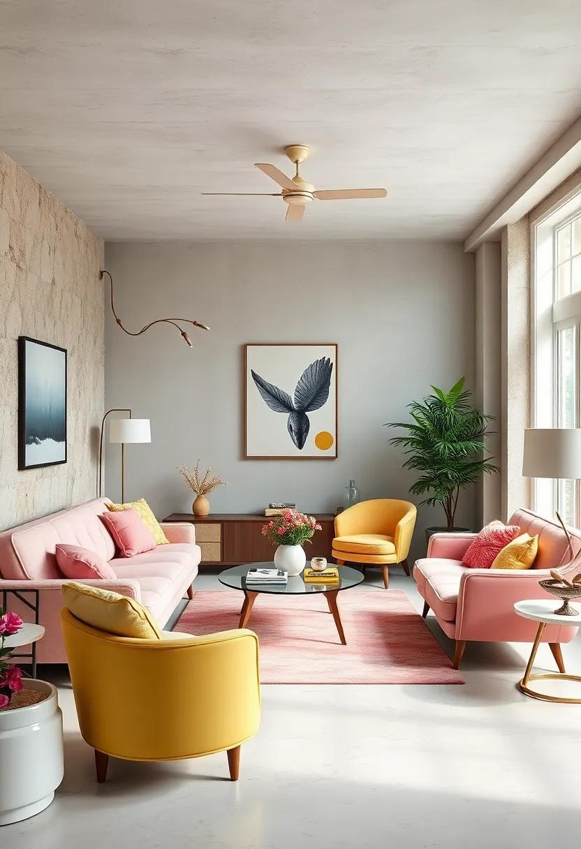 25 Charming Ways to Incorporate Pastel Furniture Accents in Your Retro Home Decor