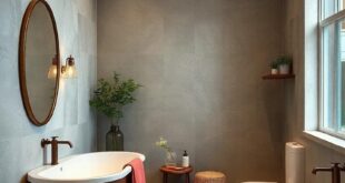 29 Timeless Vintage Bathroom Decor Ideas Featuring Retro Lighting Elegance