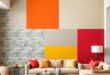 25 Bold Ideas for Creating Stunning Living Room Accent Walls with Contrasting Colors