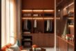 25 Stunning Ideas for a Luxury Walk-In Closet in Terracotta and Gold