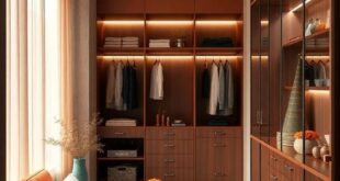 25 Stunning Ideas for a Luxury Walk-In Closet in Terracotta and Gold
