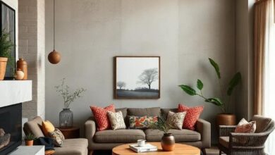 25 Inspiring Elements for a Boho Eclectic Room with Rich Wood and Fabric Textures